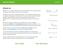 Tablet Screenshot of mentalrobotics.com